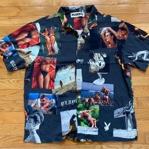 The Playboy Surf Club Button Up Shirt SIZE M